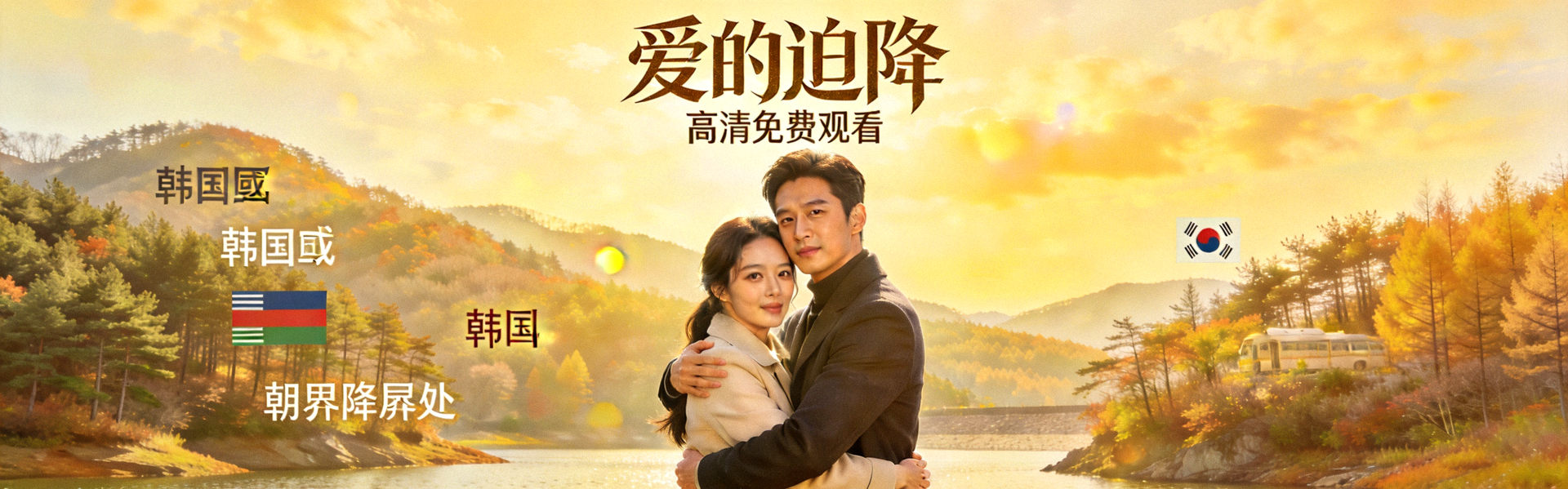 浪漫韩剧《爱的迫降》海报 - 高清免费观看